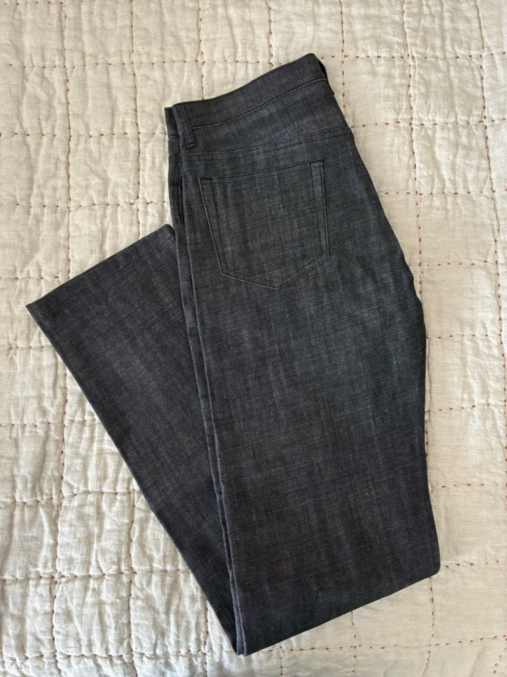 A.P.C. Charcoal Gray Straight-Leg Jeans